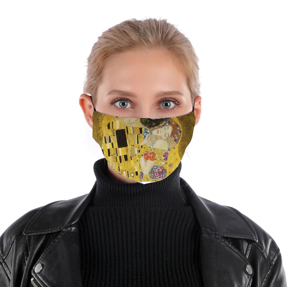 Masque alternatif en tissu barrière The Kiss Klimt