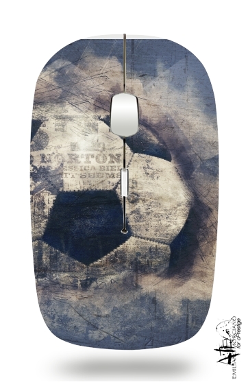Souris Abstract Blue Grunge Soccer