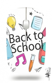 souris-optique Back to school background drawing