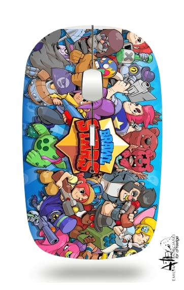 Souris optique sans fil avec recepteur usb Brawl stars