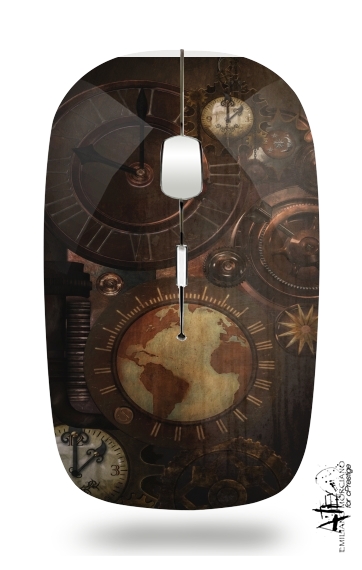 Souris Brown steampunk clocks and gears