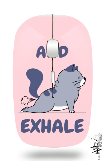 Souris Cat Yoga Exhale