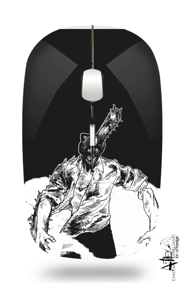 Souris chainsaw man black and white