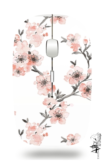 Souris Cherry Blossom Aquarel Flower
