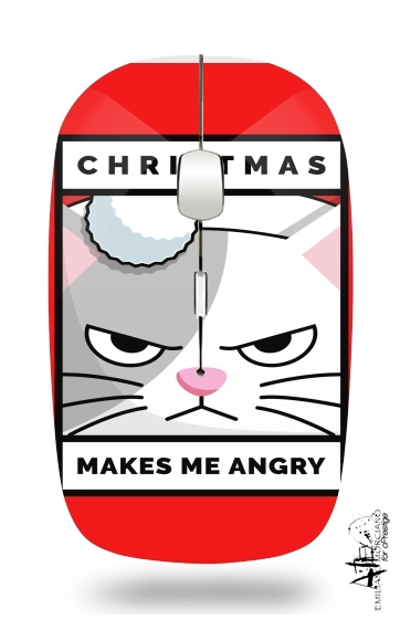 Souris Christmas makes me Angry cat