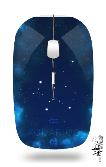 Souris optique sans fil avec recepteur usb Constellations of the Zodiac: Aquarius