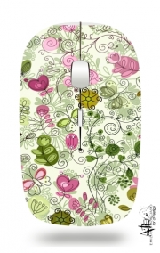 souris-optique doodle flowers