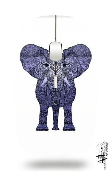 Souris Elephant Blue