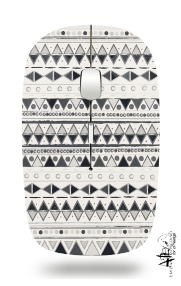 Souris Ethnic Candy Tribal in Black and White