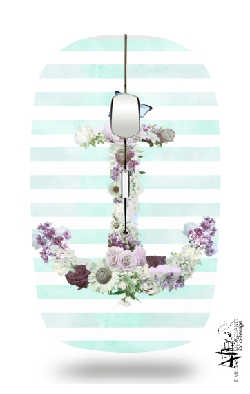 Souris Floral Anchor in mint