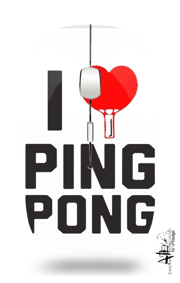 Souris I love Ping Pong