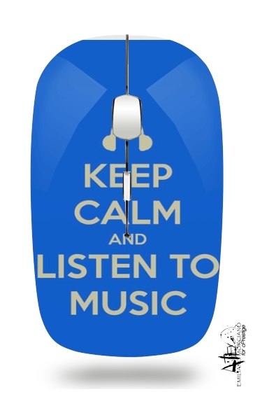 Souris Keep Calm And Listen to Music