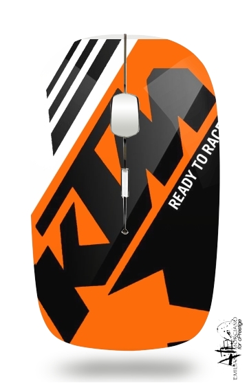 Souris optique sans fil avec recepteur usb KTM Racing Orange And Black