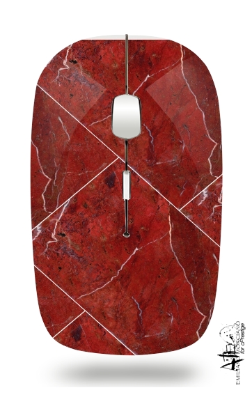 Souris Minimal Marble Red