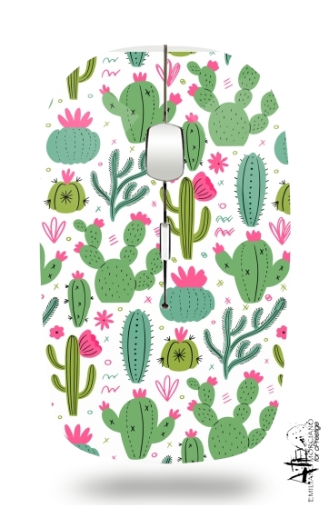 Souris Minimalist pattern with cactus plants