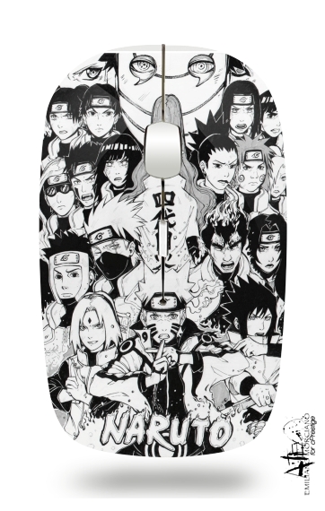Souris Naruto Black And White Art