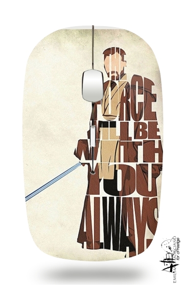 Souris Obi Wan Kenobi Tipography Art