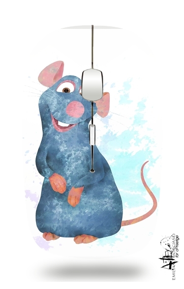 Souris Ratatouille Watercolor