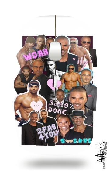 Souris Shemar Moore collage