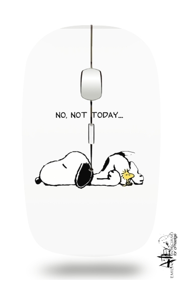 Souris Snoopy No Not Today