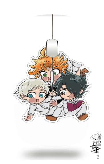 Souris The Promised Neverland - Emma, Ray, Norman Chibi