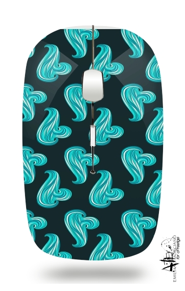 Souris turquoise waves