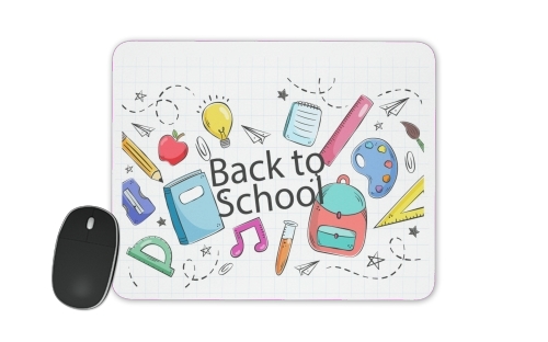 Tapis Back to school background drawing