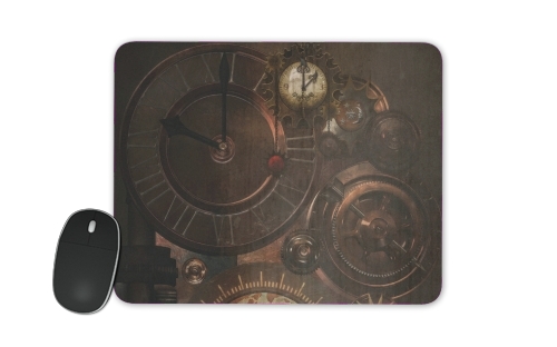 Tapis Brown steampunk clocks and gears