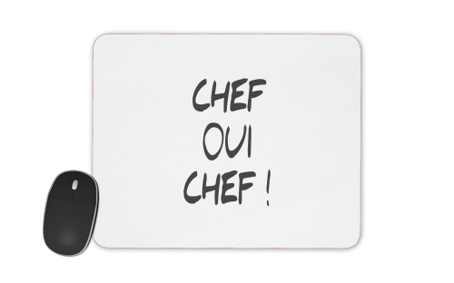 Tapis Chef Oui Chef humour
