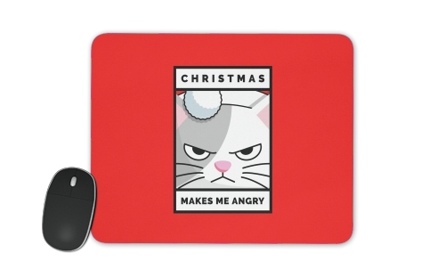 Tapis Christmas makes me Angry cat