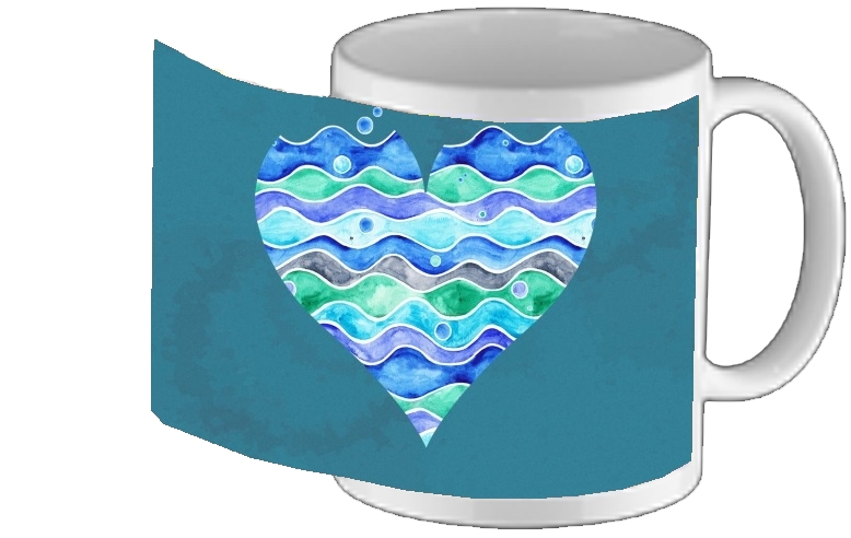 Mug A Sea of Love (blue)