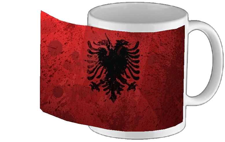 Mug Albanie Painting Flag