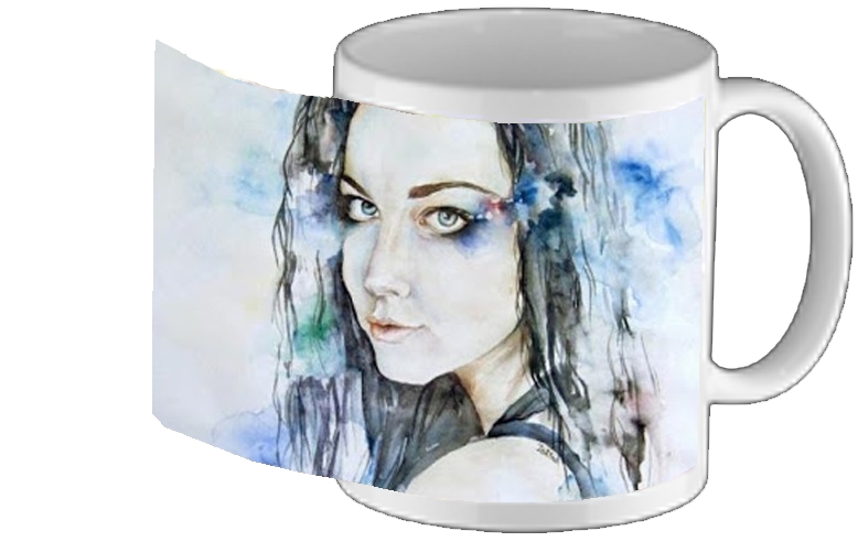 Mug Amy Lee Evanescence watercolor art