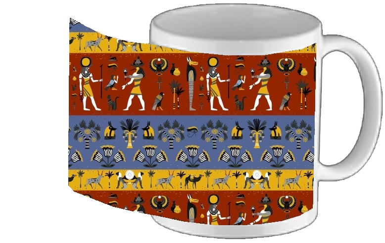 Mug Ancient egyptian religion seamless pattern
