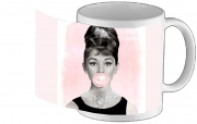 Mug Audrey Hepburn bubblegum - Tasse