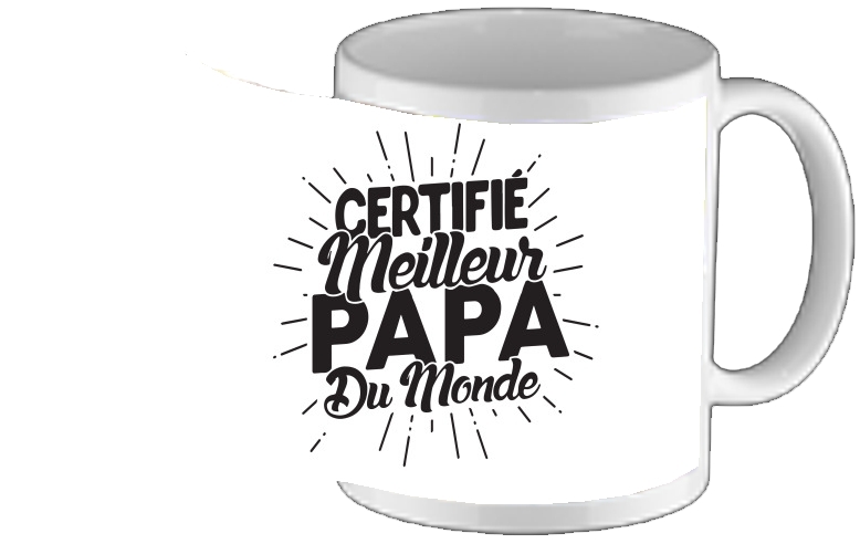 Mug Certifié meilleur papa du monde