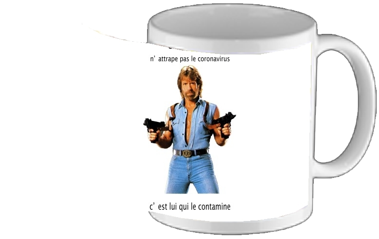 Mug Chuck Norris Against Covid