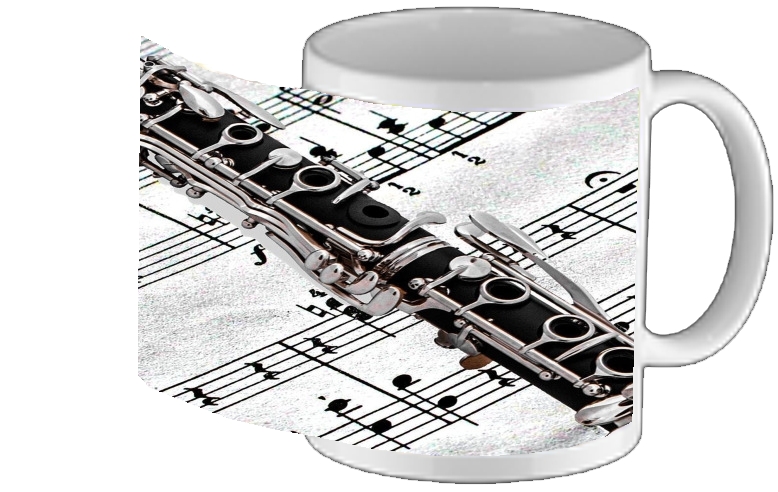Mug Clarinette Musical Notes