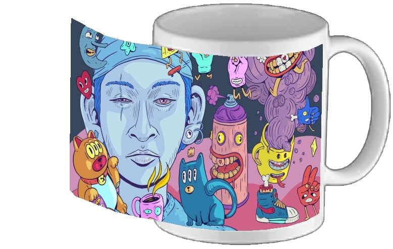 Mug Colorful and creepy creatures