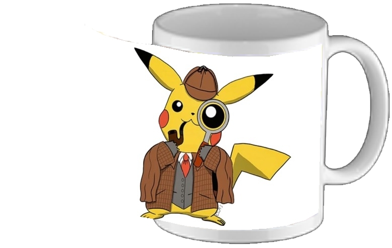 Mug Detective Pikachu x Sherlock