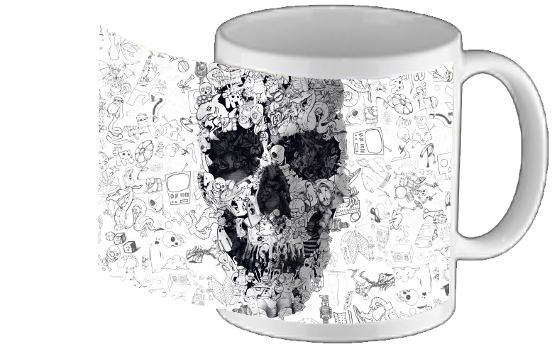 Mug Doodle Skull
