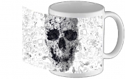 Mug Doodle Skull - Tasse