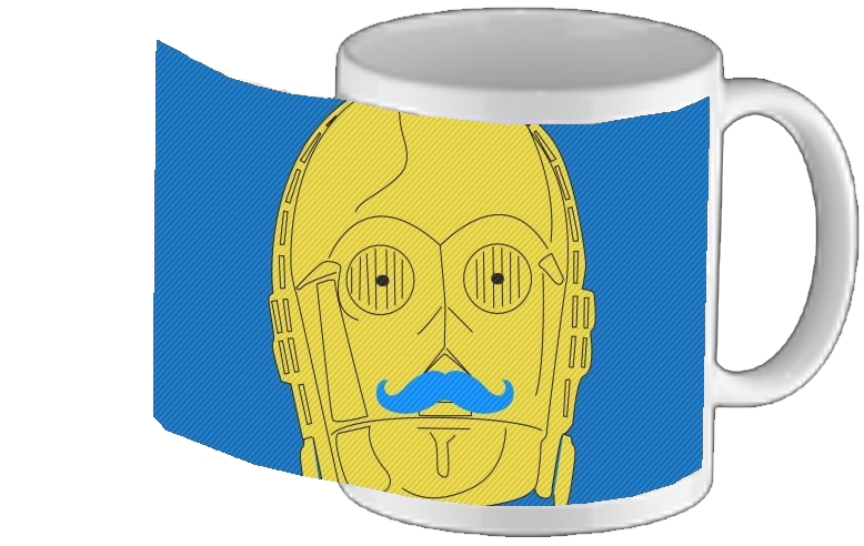 Mug Droid Moustache