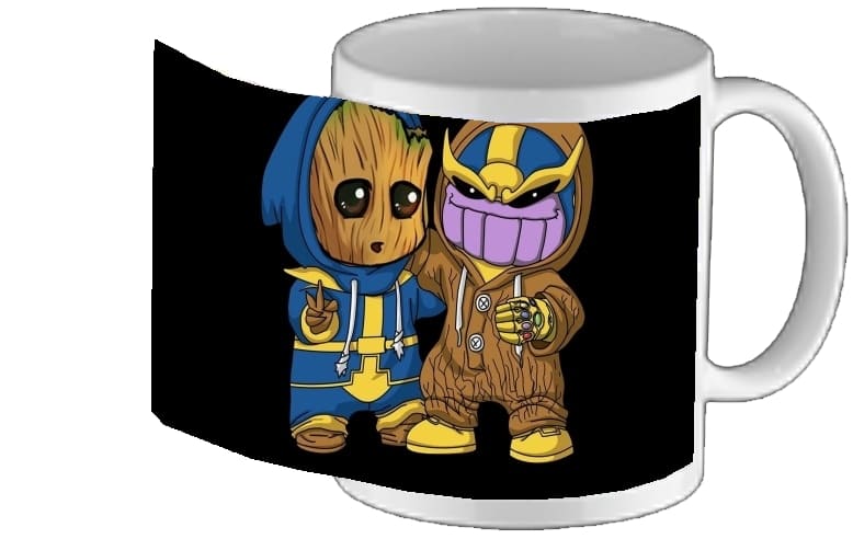 Mug Groot x Thanos