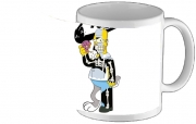mug-custom Home Simpson Parodie X Bender Bugs Bunny Zobmie donuts