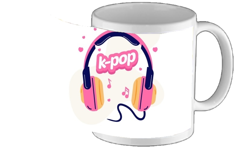 Mug I Love Kpop Headphone