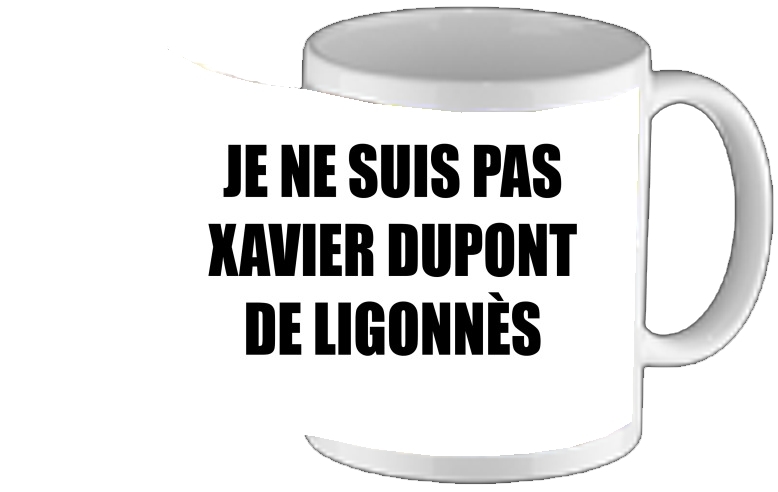 Mug Je ne suis pas Xavier Dupont De Ligonnes - Nom du criminel modifiable