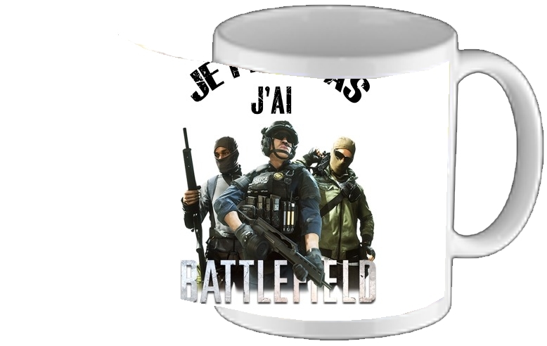 Mug Je peux pas j'ai battlefield