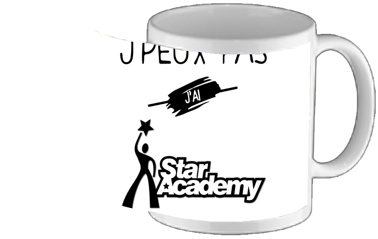 Mug Je peux pas j'ai Star Academy