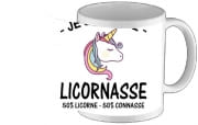 mug-custom Je suis une licornasse 50%licorne 50% connasse